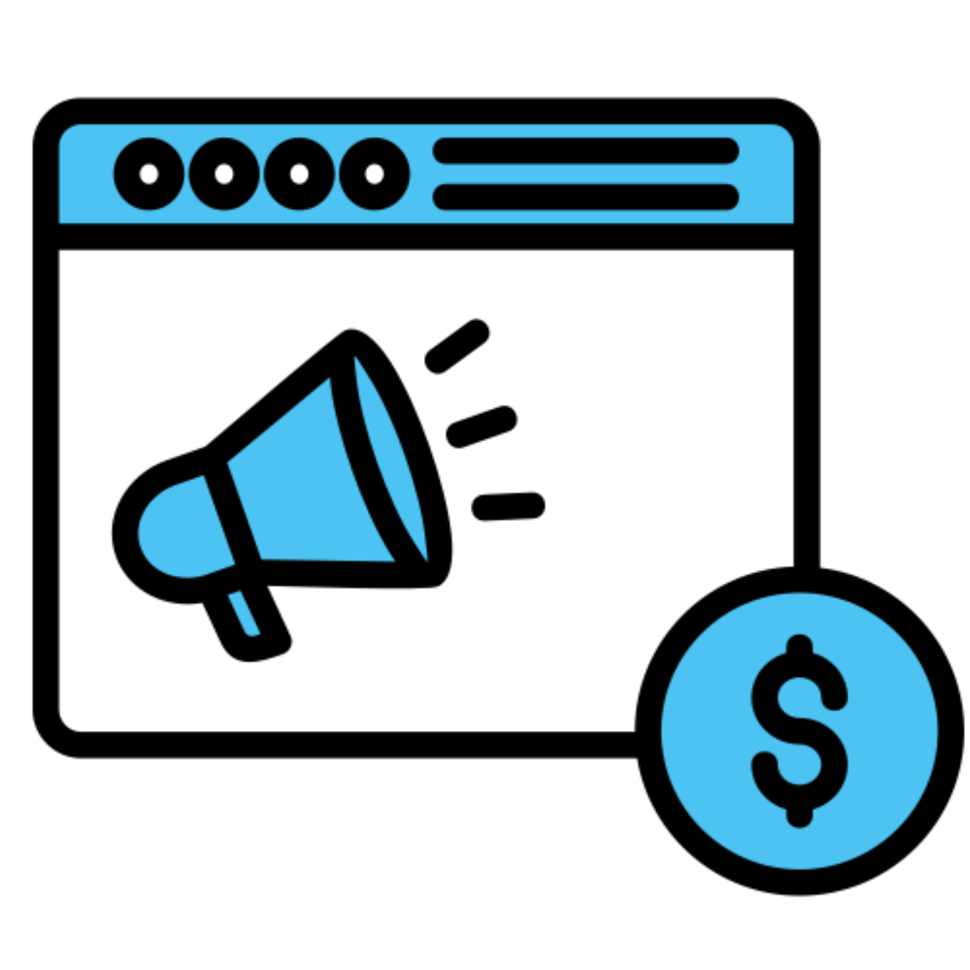 Icon representing paid advertising strategies by M Shuvon, a digital growth expert